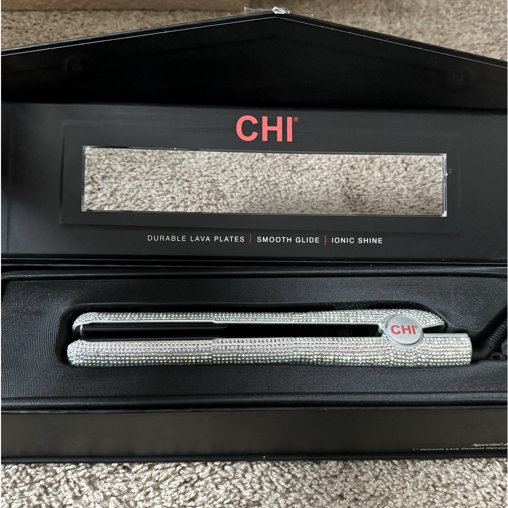 CHI “The Sparkler” Special Edition Rhinestone Straightener - 1” Volcanic Lava